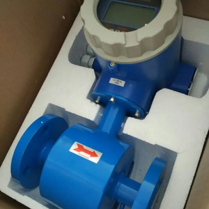 DN10 DN120 4-20mA RS485 Ptfe Urethane Rubber Electromagnetic Fertilizer Flowmeter Sea Water Flow Meter For Large Diameter Pipe