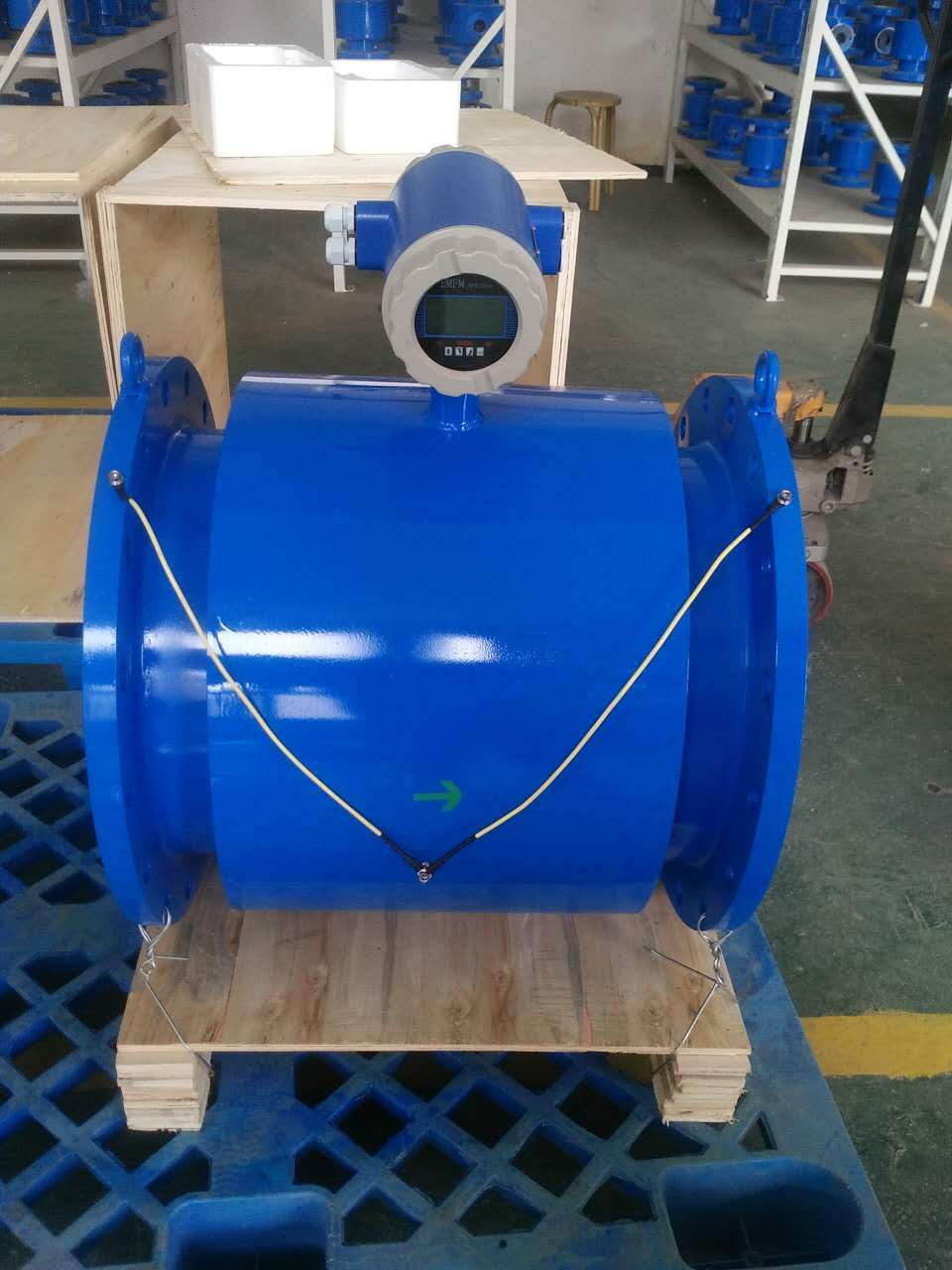 DN10 DN120 4-20mA RS485 Ptfe Urethane Rubber Electromagnetic Fertilizer Flowmeter Sea Water Flow Meter For Large Diameter Pipe