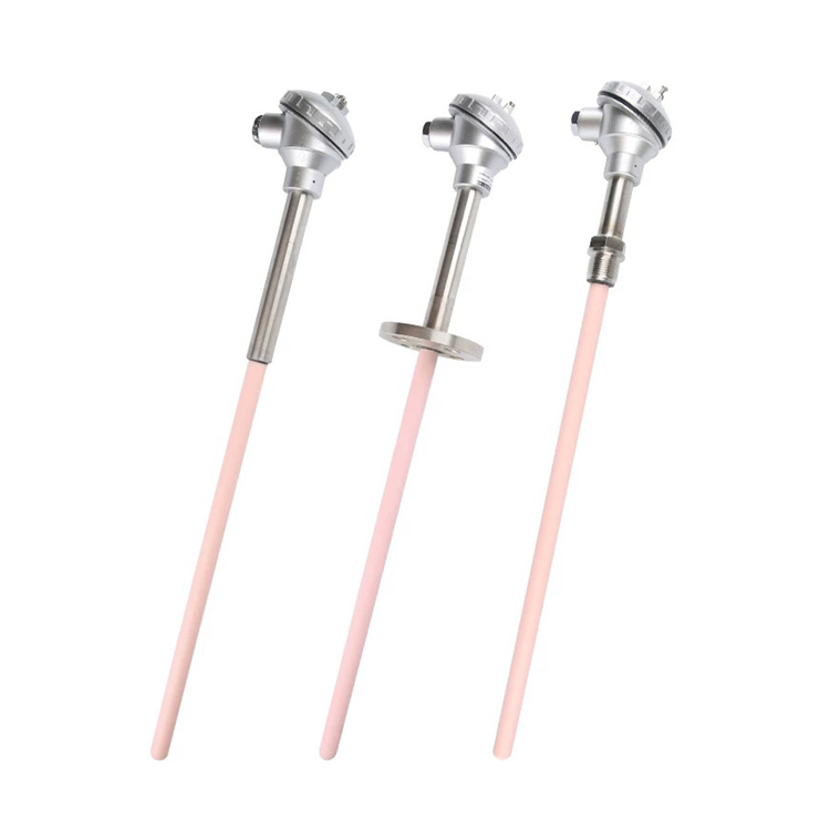 China manufacturer Temperature sensor transmitter PT100 signal output 4~20mA High temperature thermocouple