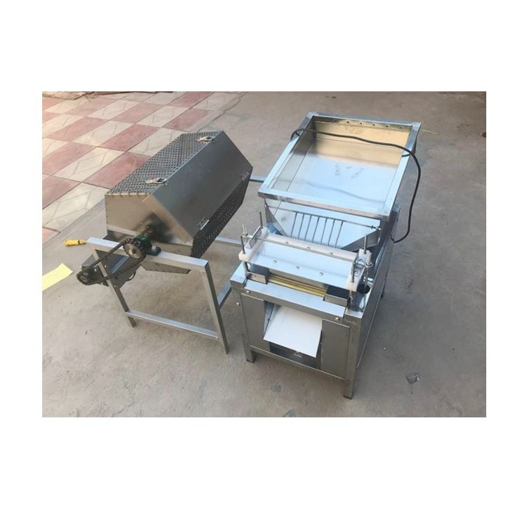 50kg/h boiled egg shell breaker crusher Low noise high clean quail egg shelling machine for sale