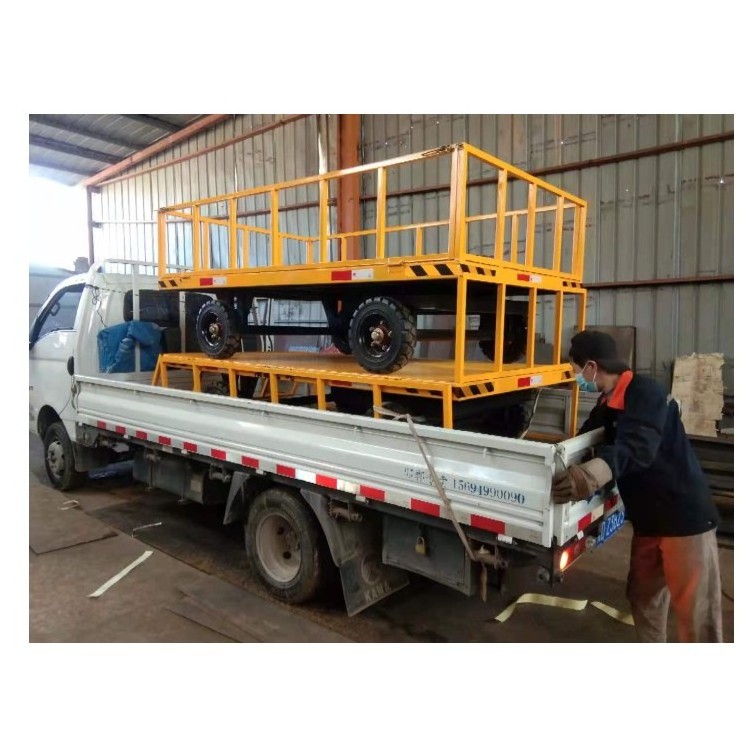 Warehouse must have! 3T Best selling Flatbed trailer for transportation flatbed trailer semi-trailers Used to carry heavy things