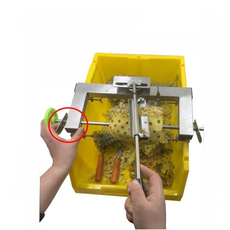 pineapple peeling machine vegetable cutter And Coring Machine Pineapple Peeler Corer Slicer