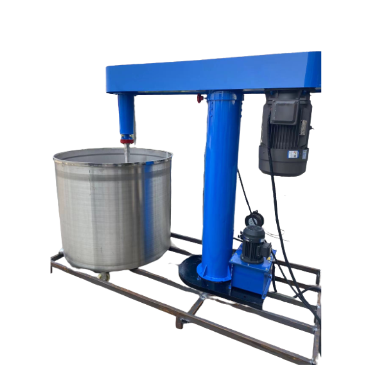 Large power China high speed vacuum explosion proof disperser for solvent paint