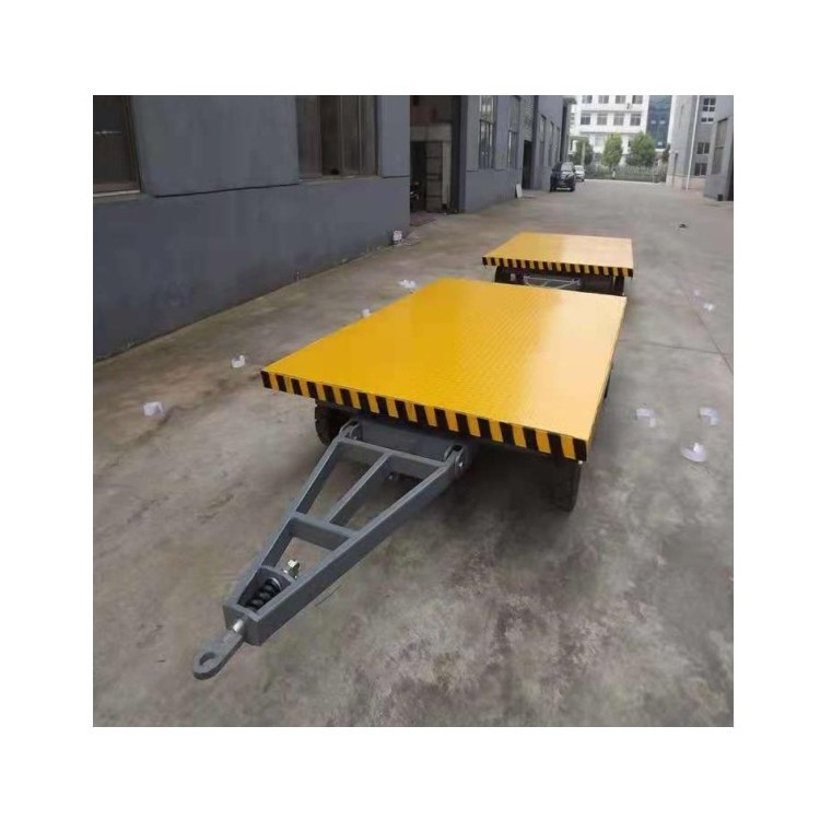 Warehouse must have! 3T Best selling Flatbed trailer for transportation flatbed trailer semi-trailers Used to carry heavy things