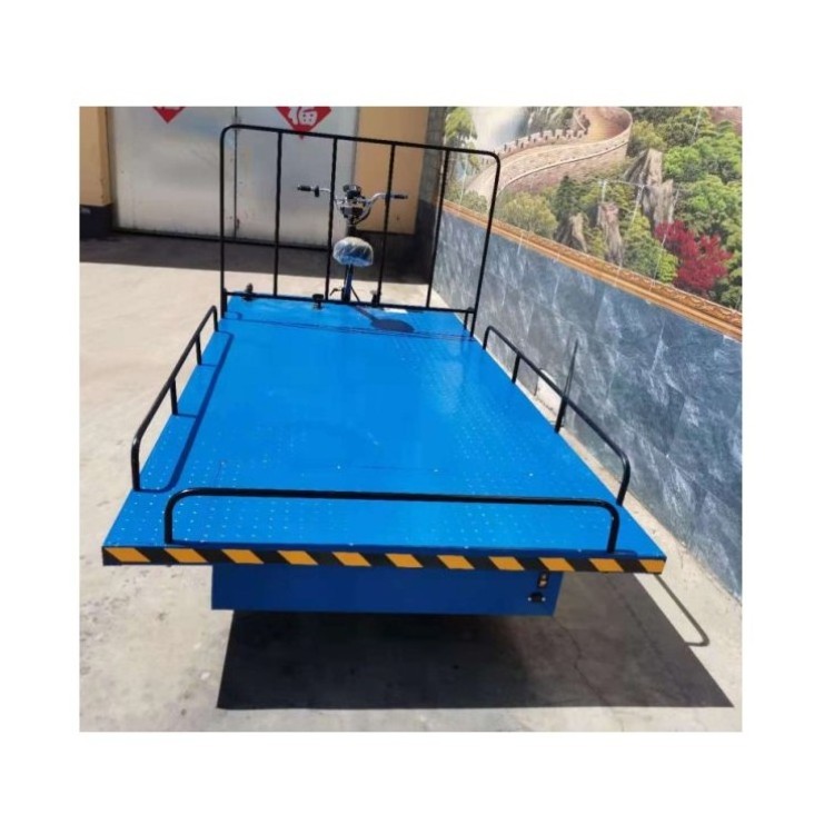 New Arrivals 2000 kg Loading Electric flat transport vehicle Foot operated Construction site workshop Pull truck