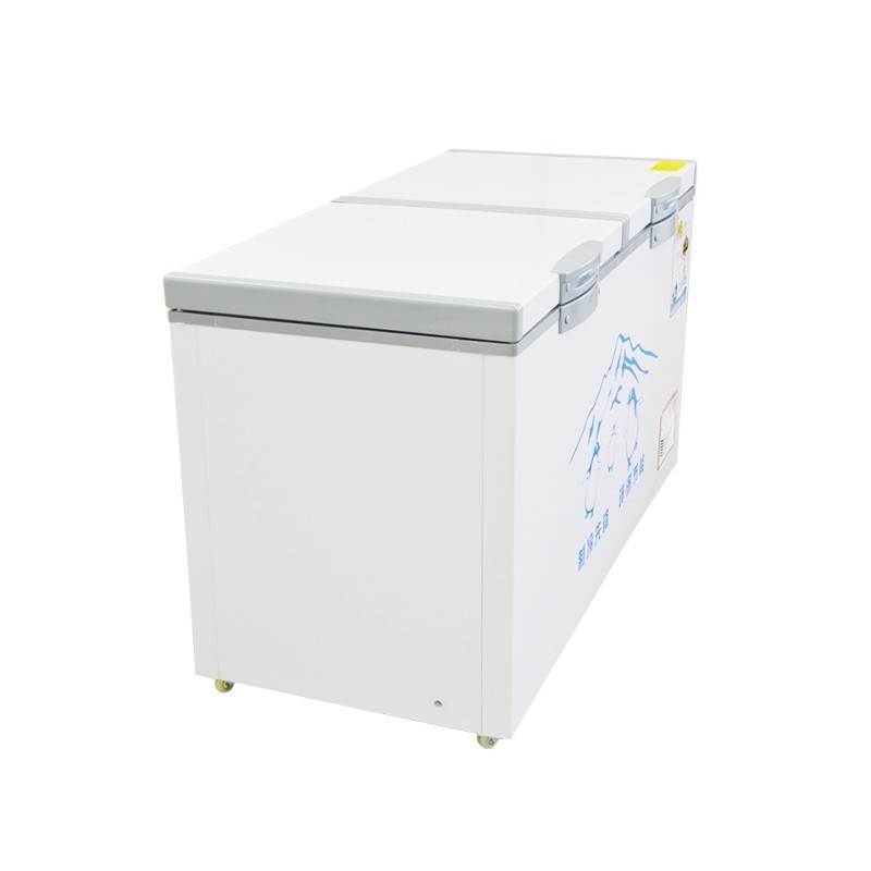 mini freezer single door chest freezer/ fridge 2 in 1 with 5 temperature modes with lock