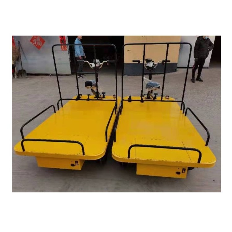 Superior Quality Newest Design Battery Power Flatbed Rail Car Folding Portable Electric Flatbed Truck car electric flat cargo