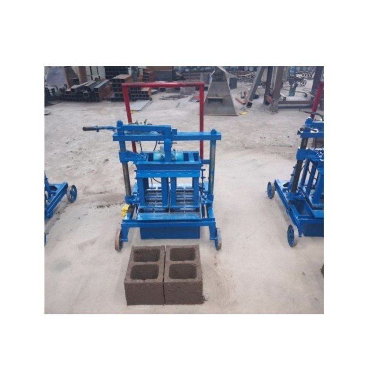 Moving Hollow block moulding Brick Make Machine manual brick machine brick clay machine