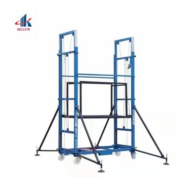 New Type 6 Meter Scissor Lift Scaffolding 300kg 500kg Hydraulic Electric Lift Mobile Scissor Shear