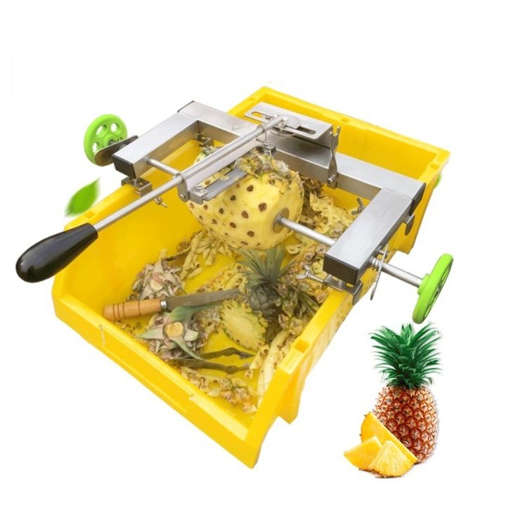 Wholesale Papaya Pineapple fresh manual pineapple peeling machine pineapple peeler peeling cantaloupe machine