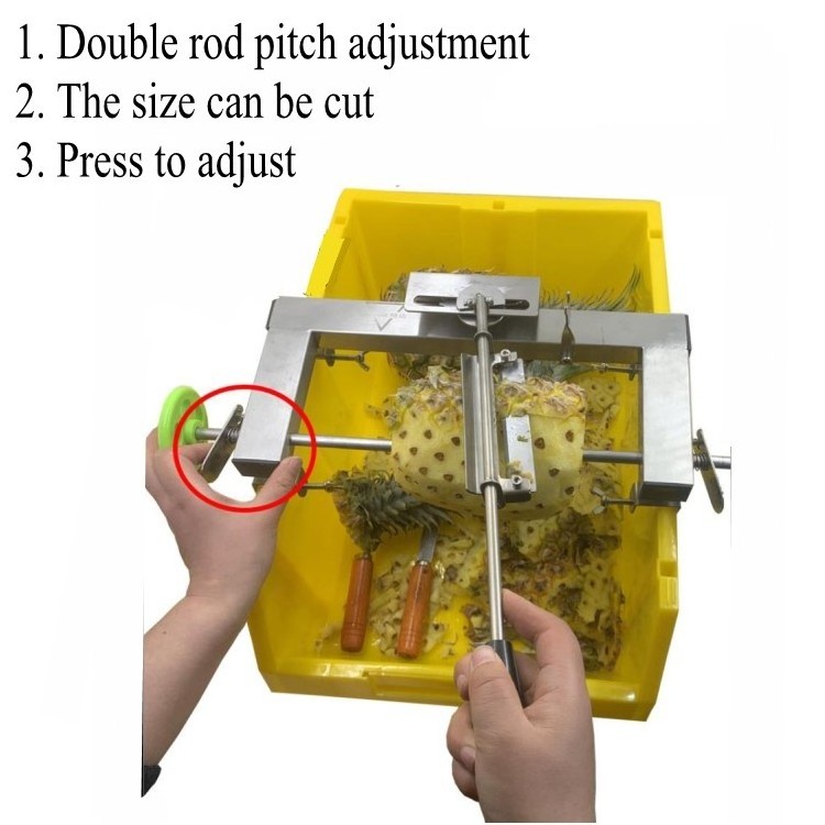 pineapple peeling machine vegetable cutter And Coring Machine Pineapple Peeler Corer Slicer