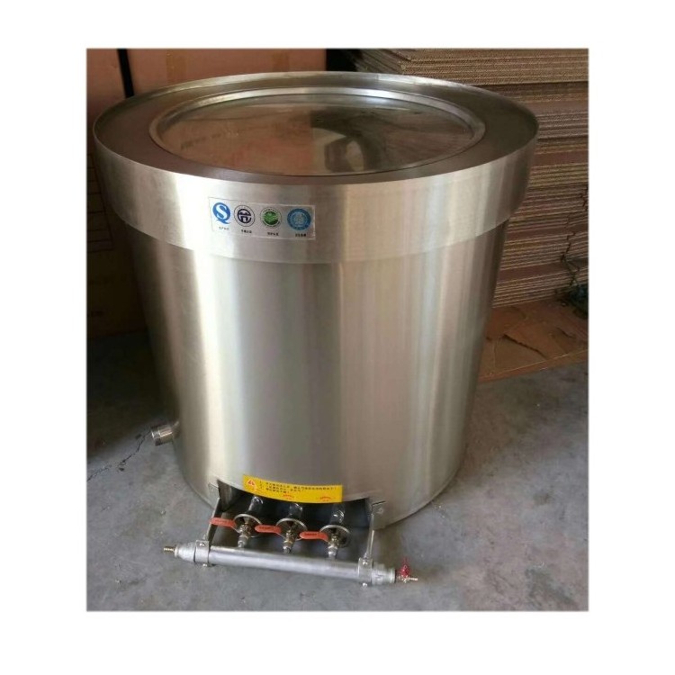 stainless steel boiling tank for broth large commercial soup cooking pots