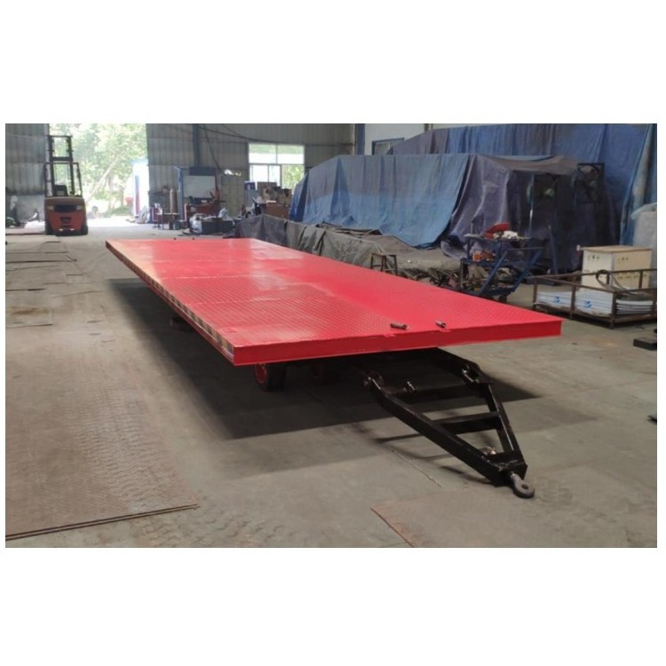 Warehouse must have! 3T Best selling Flatbed trailer for transportation flatbed trailer semi-trailers Used to carry heavy things