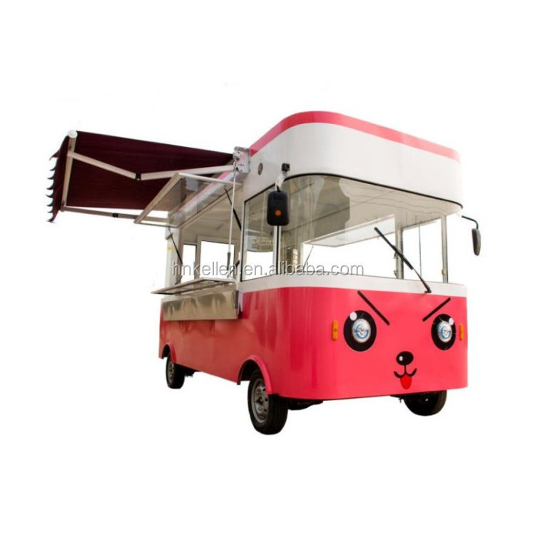 Factory Price Electric Food Cart Ice Cream Food Truck Food Trailer Dining Car For Sale USA