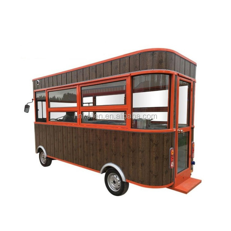 Factory Price Electric Food Cart Ice Cream Food Truck Food Trailer Dining Car For Sale USA