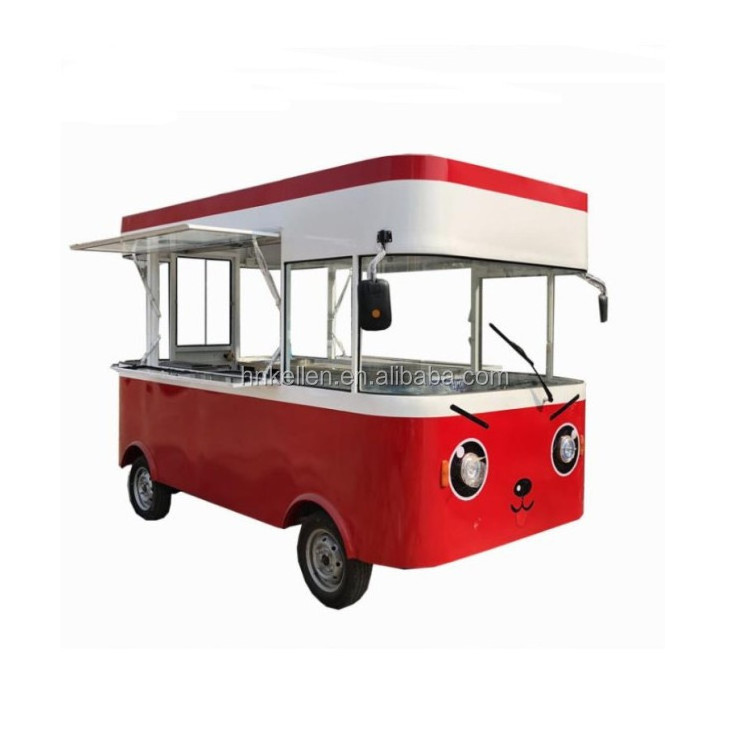 Factory Price Electric Food Cart Ice Cream Food Truck Food Trailer Dining Car For Sale USA