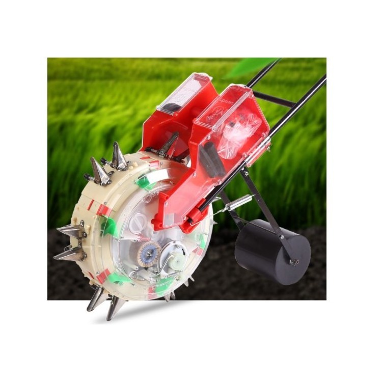 Double Barrel Portable Corn Seeder With Fertilizer manual seeder planter onion seed planter