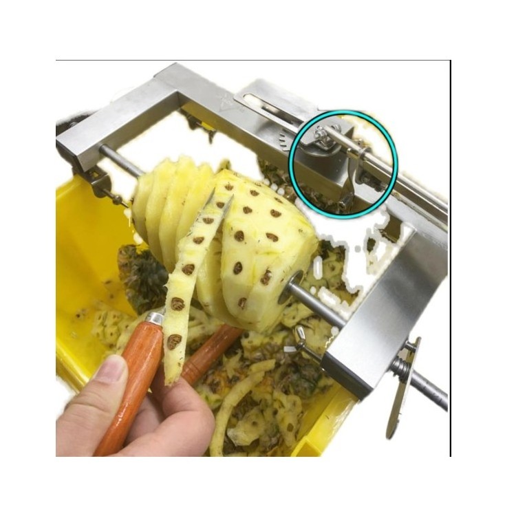 pineapple peeling machine vegetable cutter And Coring Machine Pineapple Peeler Corer Slicer