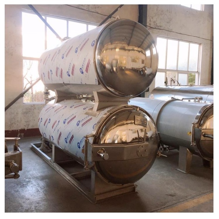 High Temperature Sterilization Pot Commercial Bottle and Canned Pepper Sauce Retort Sterilizer Autoclave