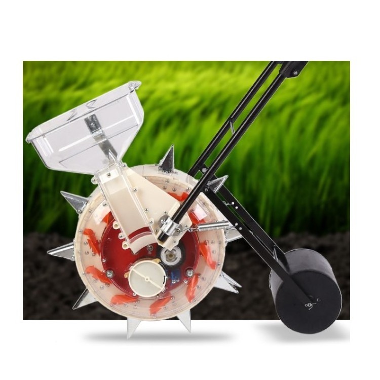 Double Barrel Portable Corn Seeder With Fertilizer manual seeder planter onion seed planter