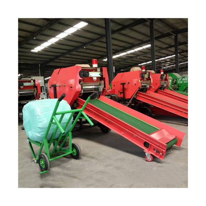 Farmland Widely Used Mini Round Hay Baler For Sale Corn Silage Baler Wrapper Mini Round Baler Farming Machine