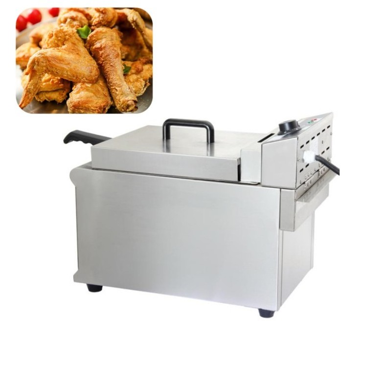 Commercial Kellen Hot sale cheap price egg frying machine automatic deep fryer gas chips fryer with cheapest price