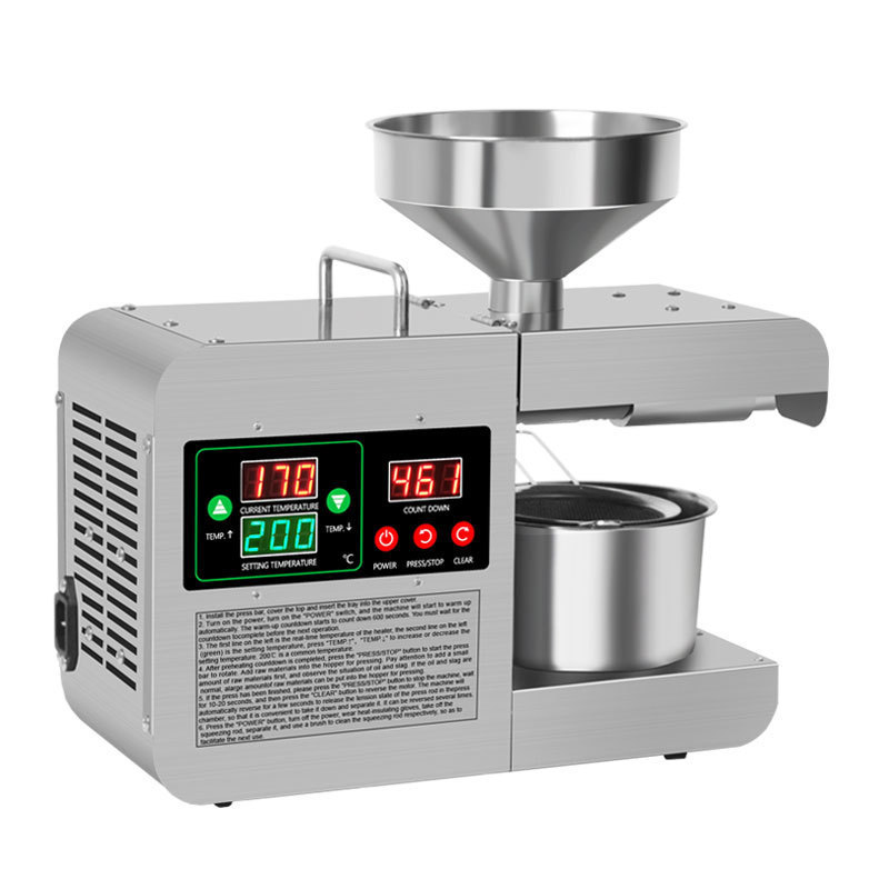 New Design Ideas Kitchen Tools Gadgets Seeds Mini Automatic Oil Extract Machine Home For Sale