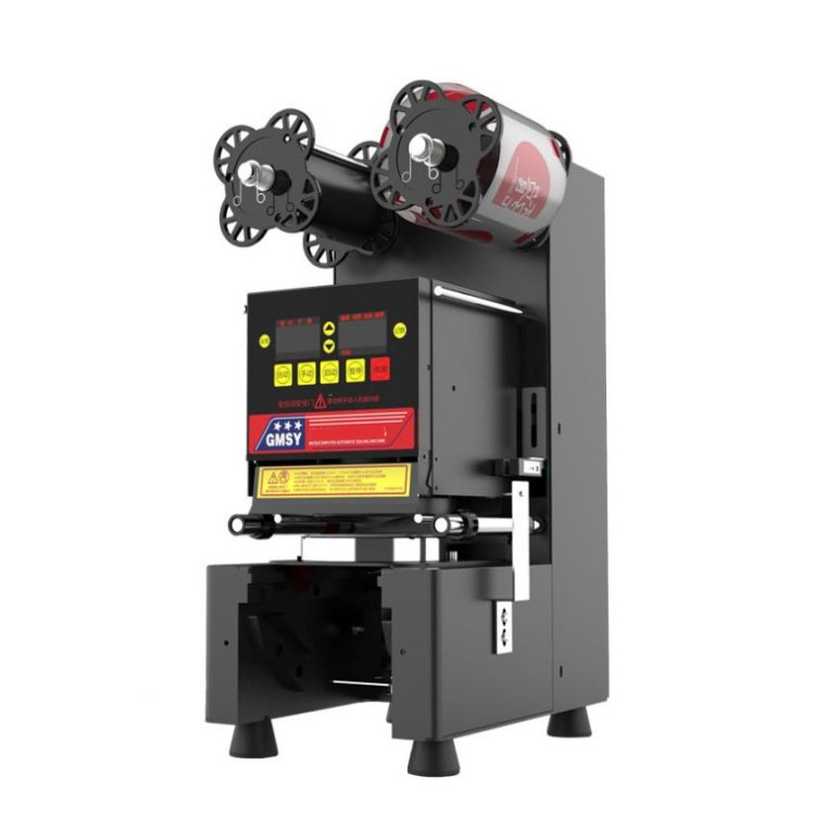 hot selling products 2024 Commercial plastic cup sealing lid machine automatic cup sealer machine for plastics packages