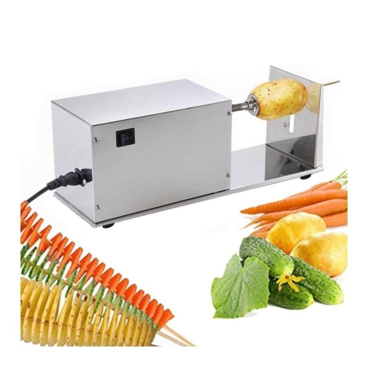 Commercial Potato Curly Fry Cutter potato cutting machine potato processing machinery