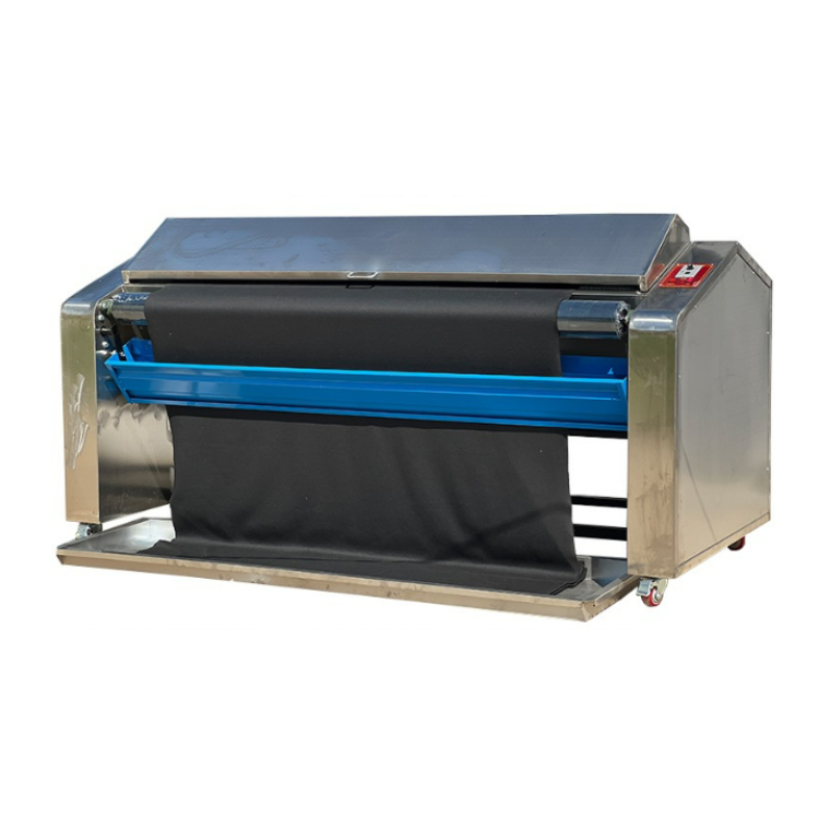 China Manufacturer Low Price Cloth Folding Machine fabric shrinking machine