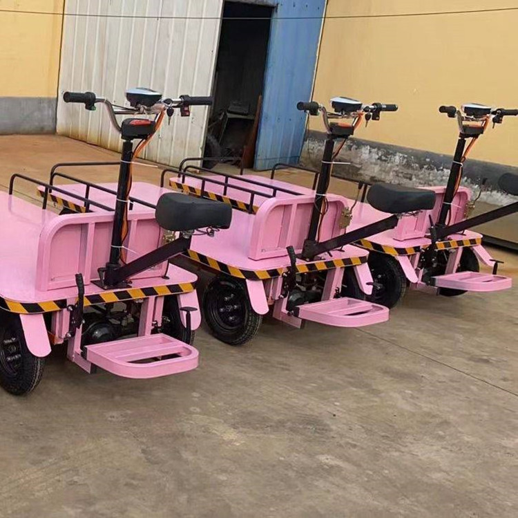 hot selling products 2023 Platform Hand Cart For Construction Small Electric Hand Trolley Truck for garden Warehouse