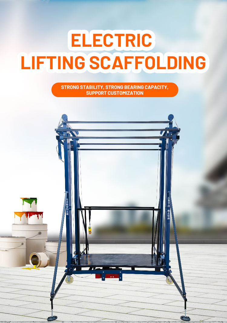 Electric Lifting Scaffolding Automatic Lifting Scaffold Multiple Models Foldable Electric Scaffolding Lift