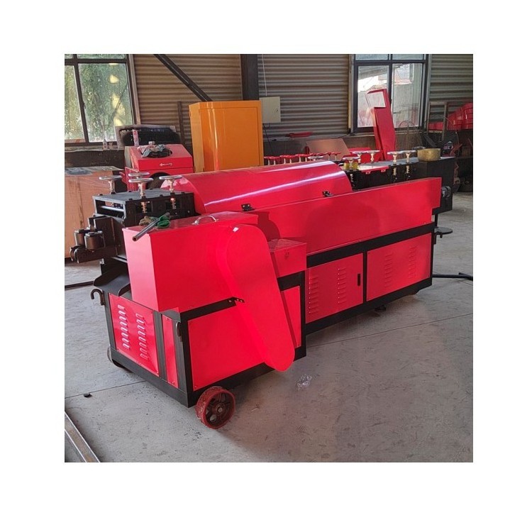 High Quality steel pipe straightening machine Pipeline rust removal corrector Greenhouse tube straightening machine