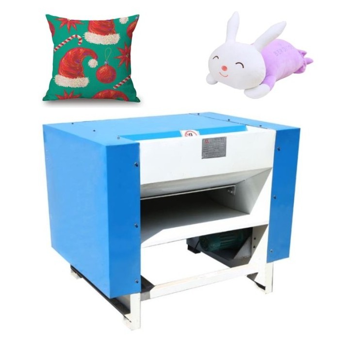 Automatic polyester micro fiber cotton ball opening and pillow toy filling machine cotton bale opener machine for pillow pets