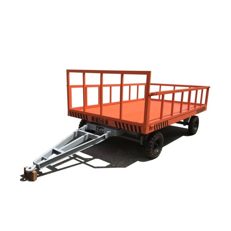 Warehouse must have! 3T Best selling Flatbed trailer for transportation flatbed trailer semi-trailers Used to carry heavy things