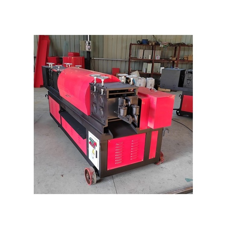 High Quality steel pipe straightening machine Pipeline rust removal corrector Greenhouse tube straightening machine