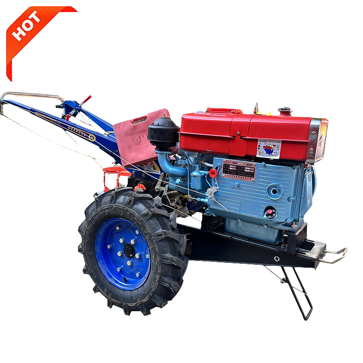 Economical Electric Start System Efficient Energy Consumption Design Walk Behind Tractor Two Wheel Tractor Diesel Factory from C