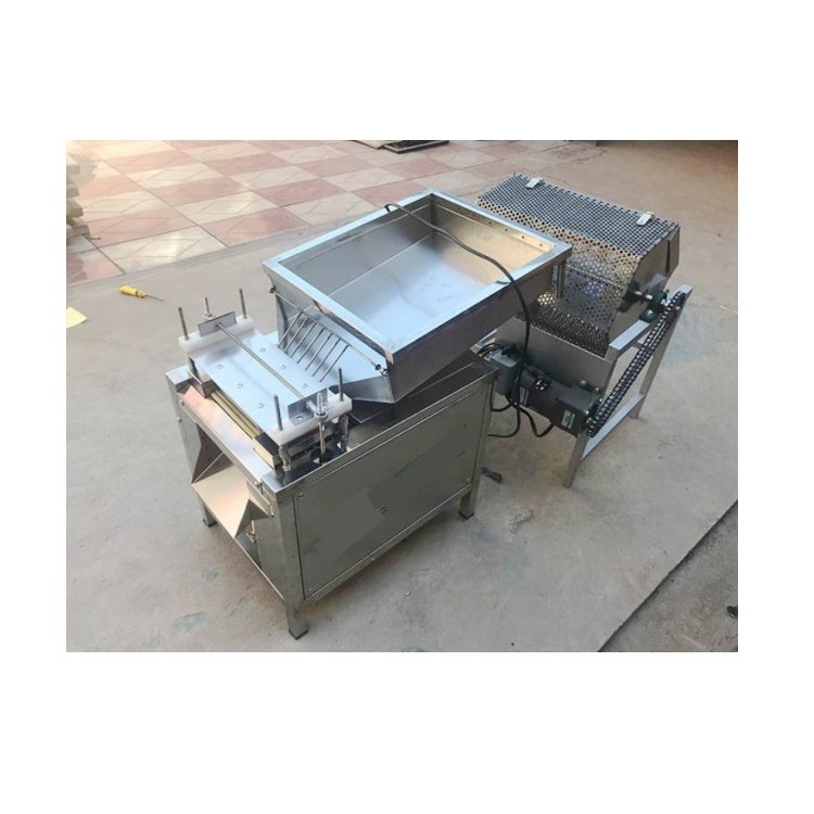 50kg/h boiled egg shell breaker crusher Low noise high clean quail egg shelling machine for sale