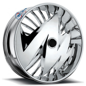 2023 New 22"24 inch  Personality Polished Concave 6 lug 4x4 Single Wheel Rims 6x170/180mm