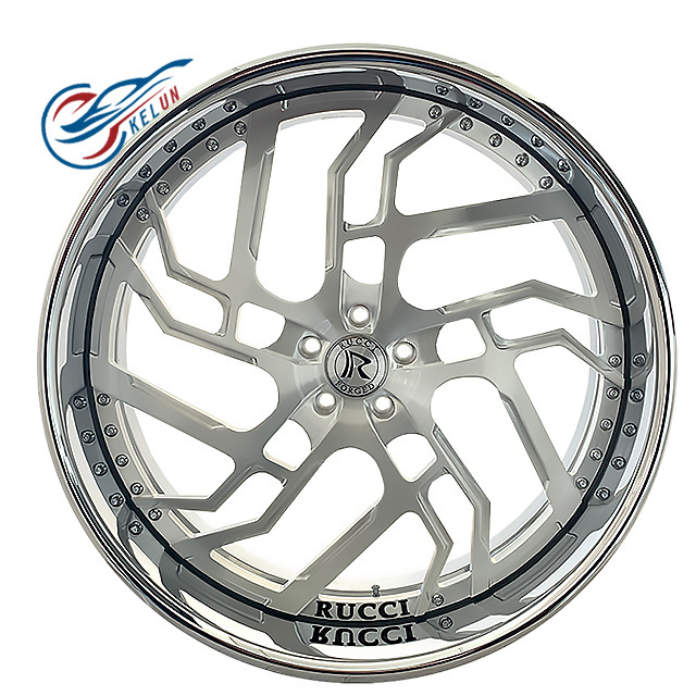 2023  Customized  WHEELS  24 26 28  inch siver  RUCCI  custom  forged  rims