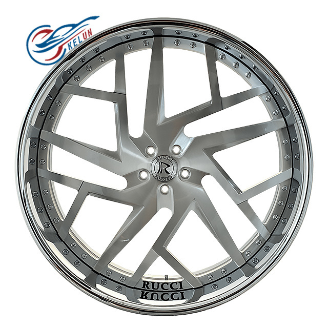 2023  Customized  WHEELS  24 26 28  inch siver  RUCCI  custom  forged  rims