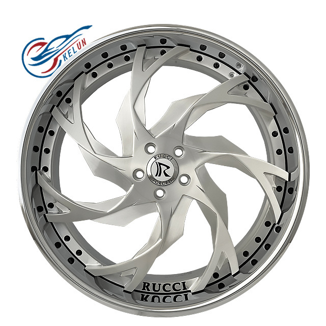 2023  Customized  WHEELS  24 26 28  inch siver  RUCCI  custom  forged  rims