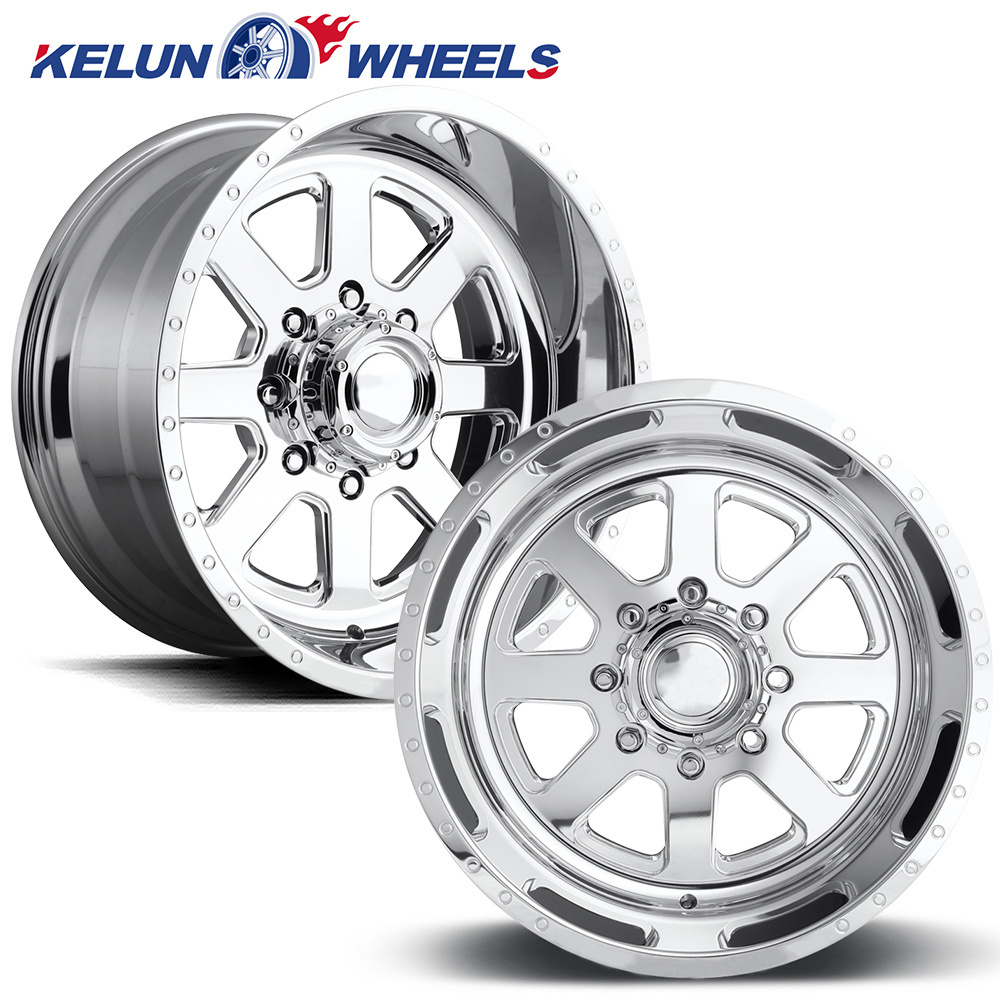 20/22/24 X8.25 Machined Or Polished  wheels Forged 8/10 Lug  Aluminum Alloy Dual Rims