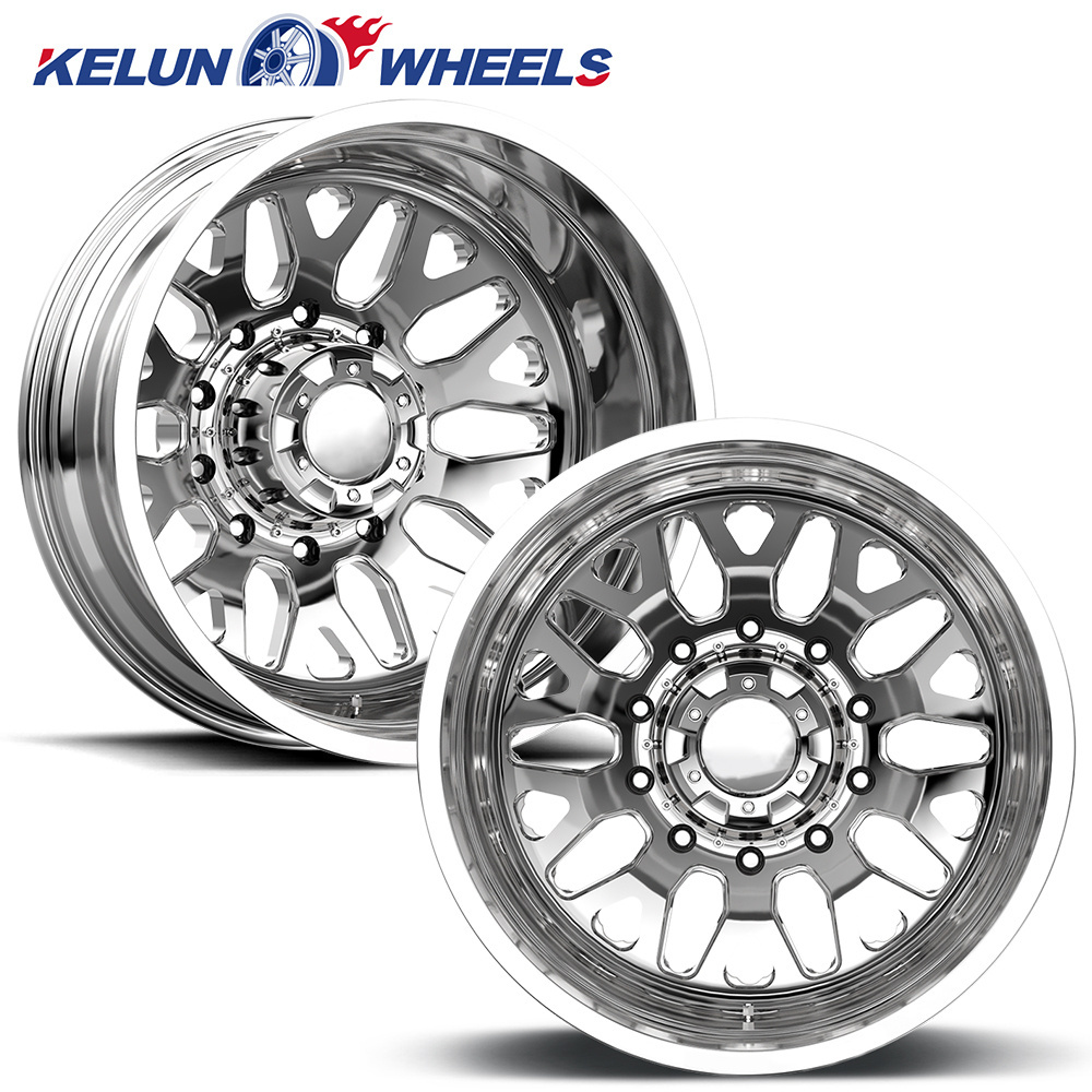 20/22/24 X8.25 Machined Or Polished  wheels Forged 8/10 Lug  Aluminum Alloy Dual Rims