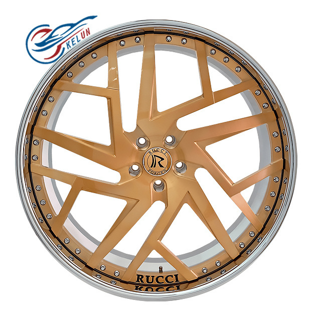 most fashionable  FORGIATO RUCCI  WHEELS 22 24 26 inch custom forged colorful  wheel