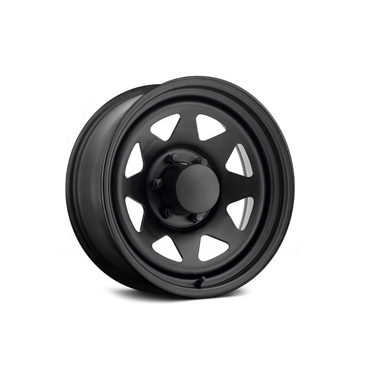 Sell 15X8 Stable Off-road Wheels Steel Wheel Rims with Black Car Rims 16 Inch 5 Hole Red and Black Mercedes 20 Black 8.5 9.5