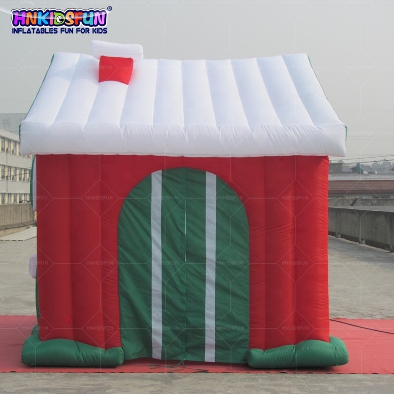 Xmas Inflatable Santa Grotto/Christmas Inflatable House Holiday Inflatable Christmas Tent