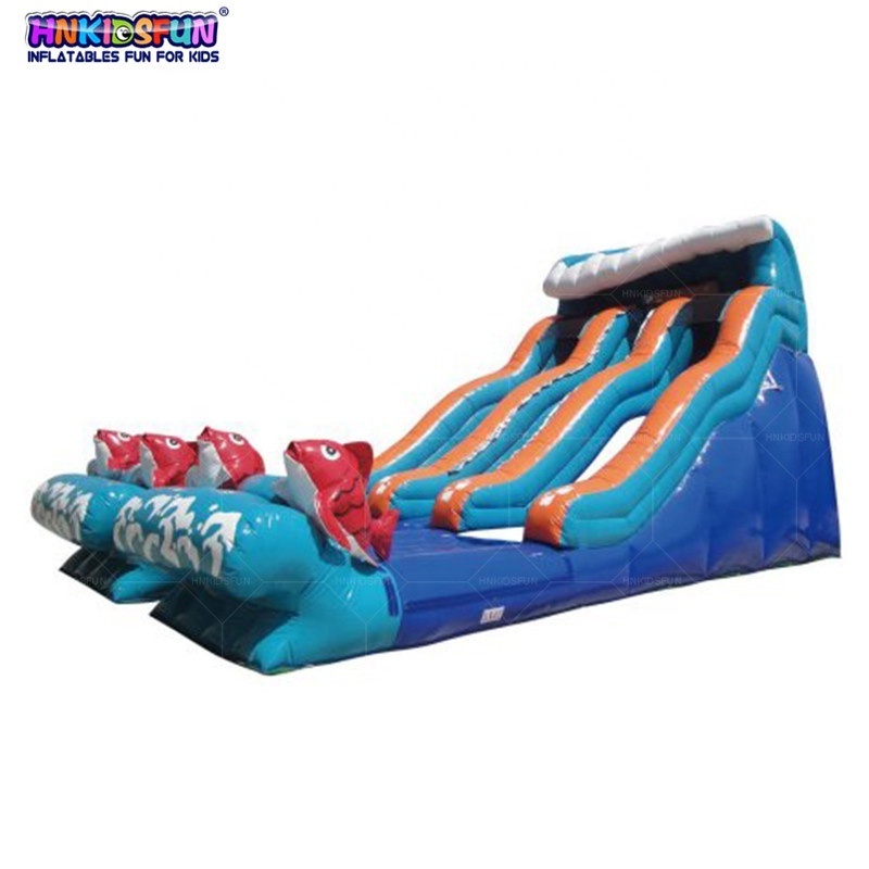 2024 Factory Hot Sale Inflatable Water Slide Jumping Bouncy Castle With Pool