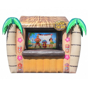 CE Customized inflatable tiki bar inflatable pub tent inflatable serving bar for sale