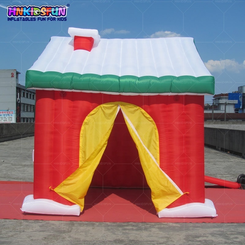 Christmas inflatable santa house,inflatable santa grotto